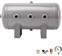 SXEVZOO 50 24 10 5 L Serbatoio di Accumulo Aria Compressa, Kit Serbatoio Aria ad Alta Pressione, Contenitori Orizzontali a Camera d'aria per Pompa Aria & Serbatoio Gas(10L(44x20x26))