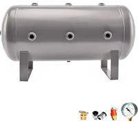 SXEVZOO 50 24 10 5 L Serbatoio di Accumulo Aria Compressa, Kit Serbatoio Aria ad Alta Pressione, Contenitori Orizzontali a Camera d'aria per Pompa Aria & Serbatoio Gas(50L(71x30x40))