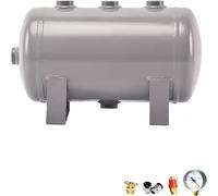 SXEVZOO 50 24 10 5 L Serbatoio di Accumulo Aria Compressa, Kit Serbatoio Aria ad Alta Pressione, Contenitori Orizzontali a Camera d'aria per Pompa Aria & Serbatoio Gas(5L(30x16x19))