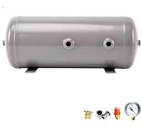 SXEVZOO 50 24 10 5 L Serbatoio di Accumulo Aria Compressa, Kit Serbatoio Aria ad Alta Pressione, Contenitori Orizzontali a Camera d'aria per Pompa Aria & Serbatoio Gas(10L(47x19x18))