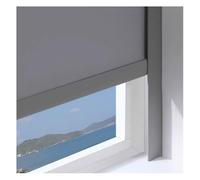 SXEVZOO Confezione Da 2 Strisce Oscuranti Per Finestre A Forma Di L, Barriere Luminose Lungo I Lati Delle Tende, Autoadesive PVC Sponde Laterali(Gray 2pcs,95cm)