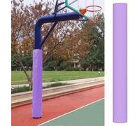 SXEVZOO Imbottitura per Palo da Basket Altezza 5.9ft Protezione Palo da Basketball Resistente Copertura Palo in Schiuma per Campi, Garage, Palestre, Scuole(Purple,12cm/4.7" Pole)