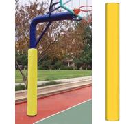 SXEVZOO Imbottitura per Palo da Basket Altezza 5.9ft Protezione Palo da Basketball Resistente Copertura Palo in Schiuma per Campi, Garage, Palestre, Scuole(Orange,22cm/8.7" Pole)