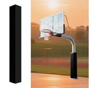 SXEVZOO Protezione per Palo da Basket, 4/5/6 Piedi Altezza Resistente Protezione in Schiuma per Palo per la Sicurezza dei Giocatori, Adatta a Pali da 8x8,16x16,20x20cm(Black 6ft,20x20cm Pole)