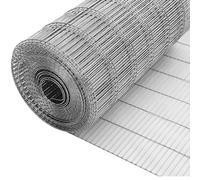 SXEVZOO Rete Recinzione Elettrosaldata Zincata, Foro Di Maglia Da 1x10cm, Recinzione Per Conigli Da Giardino, Recinzione Per Polli In Rete Metallica Antiruggine Per Esterni(1.2x12m)