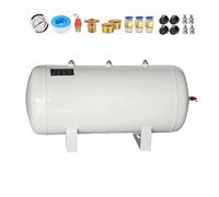 SXEVZOO Serbatoio Aria ad Alta Pressione da 6L-100L, Serbatoio di Stoccaggio per Compressore d'aria in Acciaio al Carbonio con Kit di Montaggio, per Auto & Fabbrica(30L/7.9Gal)