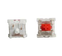 SXFSFEF SMD RGB 3 pin MX Switch Marrone Blu Rosso Silenzioso Bianco Grigio OTM for GK61 GK64 MX Sostituzione tastiera meccanica Halo Ture (Size : 75 pcs, Color : Red)