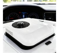 SXHEYUY Condizionatore d'Aria per Tetto Auto Condizionatore d'Aria 12V 24V DC Aria Condizionata Fredda E Calda Funzione Condizionatore d'Aria sul Tetto Sono Applicabili,Bianca,12v 2in1