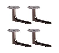 SXHJDY 4 Pezzi Gambe Di Ricambio Per Comò, Piedini Per Mobili, Gambe Di Design Moderno In Metallo Con 16 Viti, Cuscinetti Antiscivolo Per Tavolini Da Divano(12 cm/5 in)
