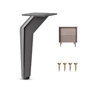 SXHJDY Gambe Per Mobili In Metallo 15 18cm, Piedini Di Ricambio Per Gambe Per Divani Moderni, Piedini Di Supporto Per Mobili Con Vite Di Montaggio Per Divano Mobile TV Comò(Gray,13cm/5in)