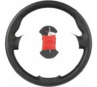 SXHLKJMF Coprivolante per Auto in Similpelle Nera Cucito a Mano Fai da Te per Mini Hatchback R50 R52 R53 2001-2006 Cabrio 2004-2008