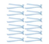 Sxhlseller 12 Fiocchi Autoadesivi per Candelieri, Fiocchi Grandi da 13 Pollici per Centrotavola per Matrimoni, Addio al Nubilato, Feste, Decorazioni per la Tavola (Blue)