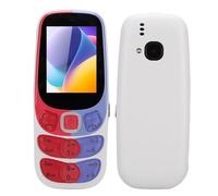 Sxhlseller 2G Telefono Cellulare Anziano, Cellulare Sbloccato con Bottoni Grandi e Schermo da 2,4 Pollici, Triplo Scheda a Triplo, Telefoni Robusti da 32 MB per gli Anziani (WHITE)