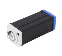Sxhlseller Adattatore Accoppiatore CA, Connettore Extender per Illuminazione da Palco PowerCON e Altoparlanti con Potenza Nominale di 20 A 250 V e Design con Blocco da Ingresso Blu A Uscita Bianca