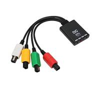 Sxhlseller Adattatore Controller Wireless per, Convertitore Wireless con Indicatore LED per Console Dreamcast, Controller Bluetooth a 4 Giocatori per per per per