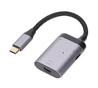 Sxhlseller Adattatore da Tipo C a Mini DisplayPort per Proiezione su Schermo 4K 60Hz e Ricarica Rapida, Convertitore in Lega di Alluminio per Utenti di Telefoni/notebook/computer/tablet