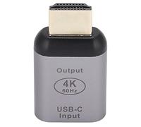 Sxhlseller Adattatore di Interfaccia Multimediale da Tipo C a HD, Convertitore Video con Guscio in Alluminio con 4K a 60 Hz e Supporto 3D, per Telefono Cellulare Tablet Laptop con Operativo X (#2)