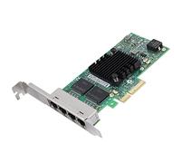Sxhlseller Adattatore per Scheda di Rete Gigabit Ethernet per Server a 4 Porte PCI-E 10/100/1000 Mbps per I350 T4 PCI-Ex4