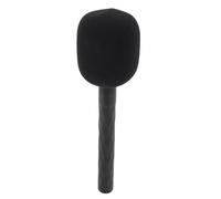 Sxhlseller Adattatore Portatile per Microfono Lavalier Wireless per Microfono 1 2 Mini, Supporto con Schiuma Antivento - Impugnatura Leggera per Interviste e Report