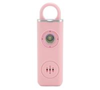 Sxhlseller Allarme di Sicurezza Personale con Luce Stroboscopica, Dispositivo di Emergenza con Suono Forte da 130 DB per Donna, Portachiavi Elettronico Ricaricabile con Materiale ABS Resistente (PINK)