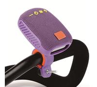 Sxhlseller Altoparlante Bluetooth Portatile per Bici, Altoparlante Esterno Impermeabile IPX5, Tempo di Gioco 3H, Altoparlante Bici Wireless con Suono Forte per Cavalcare, Fare Escursioni e (PURPLE)