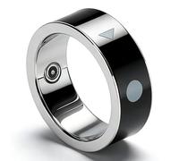 Sxhlseller Anello Intelligente Bluetooth, Telecomando Wireless per Scorrimento Pagine, Compatibile con App Android iOS, Impermeabile, Taglia 22