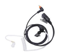 Sxhlseller Auricolare Auricolare a 2 Vie per SL1M SL1600 SL300 SL7500, Cuffia del Tubo Trasparente Acustico con Microfoni Che Cancellano Il Rumore, Ganci Auricolari a Forma di G,