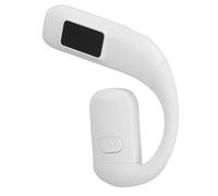 Sxhlseller Auricolare Bluetooth Sopra L'orecchio con Microfono Ruotabile a 180°, Auricolare Wireless a Conduzione Ossea Bluetooth 5.5, 30 Ore di Riproduzione con Cancellazione del Rumore (WHITE)