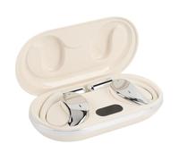 Sxhlseller Auricolari con Gancio per L'orecchio Bluetooth V5.4 AI Translation per Traduzione Linguistica in Tempo Reale, 8 Ore di Riproduzione, per Sport Wireless, Plastica (Beige)