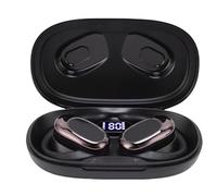 Sxhlseller Auricolari per Traduzione Al 5.4 Auricolari per Traduttore di Lingua in Tempo Reale per Musica da Viaggio Chiamate per Comunicazioni Multiculturali (BLACK)