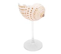 Sxhlseller Bicchiere da Vino a Conchiglia, Bicchieri da Vino per Matrimoni Calice da Cocktail Martini, Calice da Cocktail Creativo Unico Ed Elegante, per Bar per Feste di Matrimonio (stile 1)