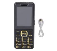 Sxhlseller Big Buttons Cellulare per gli Anziani, Telefono di Emergenza Ultra Thin da 2,6 Pollici con 2 Torce, BT 0,3 MP Annuncio Vocale Cellulare 2G per gli Anziani (BLACK)