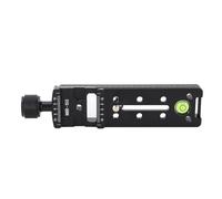 Sxhlseller Binario per Fotocamera in Lega di Alluminio, Cursore per Nodo, Morsetto per Piastra a Sgancio Rapido da 150 Mm con Livella a Bolla per Testa a Sfera Arca