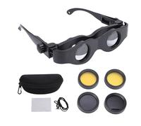 Sxhlseller Binocolo 3X, Occhiali Telescopici con Messa a Fuoco Regolabile con Lente Polarizzata, Binocolo da Pesca Portatile Professionale Lente Ottica HD per la Pesca