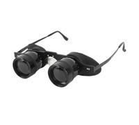 Sxhlseller Binocolo Indossabile con Ingrandimento HD 10X per Pesca, Concerti Ed Eventi - Stile Occhiali Pieghevoli con Messa a Fuoco Regolabile, Copertura per gli Occhi Che Blocca la Luce, Design