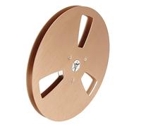 Sxhlseller Bobina Nastro Vuota da 1/4 7 Pollici, Bobina Aperta Universale a 3 Fori Bobina Vuota per Nastro Audio, Bobina in Alluminio da Bobina a Bobina per la Parte della Macchina di (Oro)