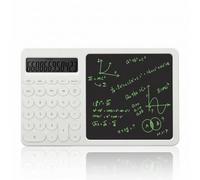 Sxhlseller Calcolatrice Intelligente con Lavagna LCD, Blocco Note Digitale Riutilizzabile Portatile con Blocco di Cancellazione per L'uso Quotidiano in Ufficio Scolastico