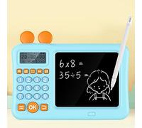 Sxhlseller Calcolatrice per l'apprendimento della Matematica per Bambini con Blocco Note |Addizione Sottrazione Moltiplicazione Divisione Aritmetica Orale Comandi Vocali Tavoletta da Scrittura per