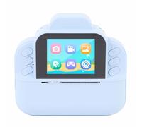 Sxhlseller Camera di Stampa Istantanea per Bambini, Telecamera Digitale per Bambini 2.4 -bchal -screen Supporta la Scheda di Memoria 64 GB 48 MP 1080p per attività all'aperto (BLUE)