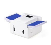 Sxhlseller Carta Automatica Shuffler 2 Mazzo, Carte da Gioco Elettriche Shuffling Machine per Poker, Usofase 10, Blackjack, Skip Bo, Low Noise & USB C Ricaricabile, One Press Auto, Mini (White)