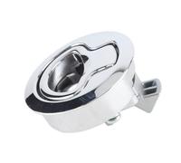 Sxhlseller Chiusura a Lisca Rotonda in Acciaio Inox 2 Pollici per | Marine Grade 316 Flush Pull Lock, Easy Install, for Boat Yacht Trailer Deck