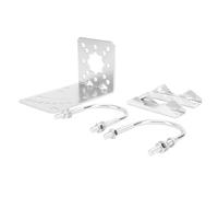 Sxhlseller Clamp/Holder di Montaggio per Antenna Pol, Resistente Clamp/Holder per Albero 'antenna con Bulloni a U in Argento per Uso Televisivo Satellitare