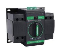 Sxhlseller Commutatore di Trasferimento Automatico A Doppia Alimentazione da 125 A, Commutatore 2P 2 in 1 Uscita con modalità Automatica e Manuale, Custodia di Isolamento PC per Sistemi di