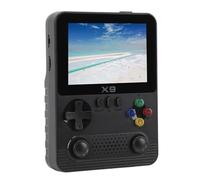 Sxhlseller Console per Giochi retrò Portatili, Console per Giochi con Schermo IPS da 3,5 Pollici, Supporto 2 Lettori e connettività TV, Doppio Joystick 3D, 11 Giochi di Simulazione, (Black)