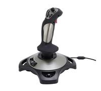 Sxhlseller Controller Joystick Simulatore di Volo, Stick di Volo Cablato USB con Vibrazione e Acceleratore per 7 8 10 11, Connessione Facile