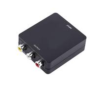 Sxhlseller Convertitore da Ingresso HD Digitale a AV 720p/1080p |Mini Adattatore Box CVBS per TV VCR DVD (BLACK)
