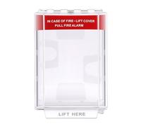 Sxhlseller Copertura per Interruttore Allarme Antincendio Protezione Completa Facile Installazione per Home Office All'aperto PC Acrilico Resistente Alla Polvere D'acqua IP67 5,4 X 8,1 X 2,6 Pollici