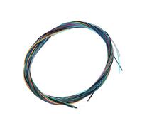 Sxhlseller Corde per Chitarra Classica, Set di Corde per Chitarra Folk Avvolte in Nylon Colorato e Lega di Rame con 6 Singole Confezionate in Plastica per Classica in Nylon di Tutte le Dimensioni