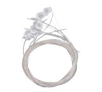 Sxhlseller Corde per Oud Placcate Argento, Set per Accordatura C C | 10 corde, nylon e lega d\'argento, tono caldo, vestibilità su misura, protegge dall\'ossidazione