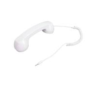 Sxhlseller Cornetta Telefonica Retro, Design con Spina Cablata da 3,5 Mm | Ricevitore per cellulare vintage con microfono, altoparlante portatile per videochiamate, compatibilità universale